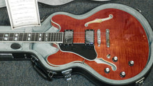 Load image into Gallery viewer, Eastman T486L Classic Finish Thinline Lefty Semi-Hollow Electric Guitar with case used
