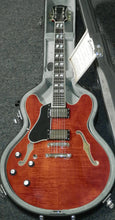 Load image into Gallery viewer, Eastman T486L Classic Finish Thinline Lefty Semi-Hollow Electric Guitar with case used
