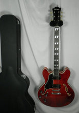 Load image into Gallery viewer, Eastman T486L Classic Finish Thinline Lefty Semi-Hollow Electric Guitar with case used
