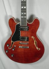 Load image into Gallery viewer, Eastman T486L Classic Finish Thinline Lefty Semi-Hollow Electric Guitar with case used
