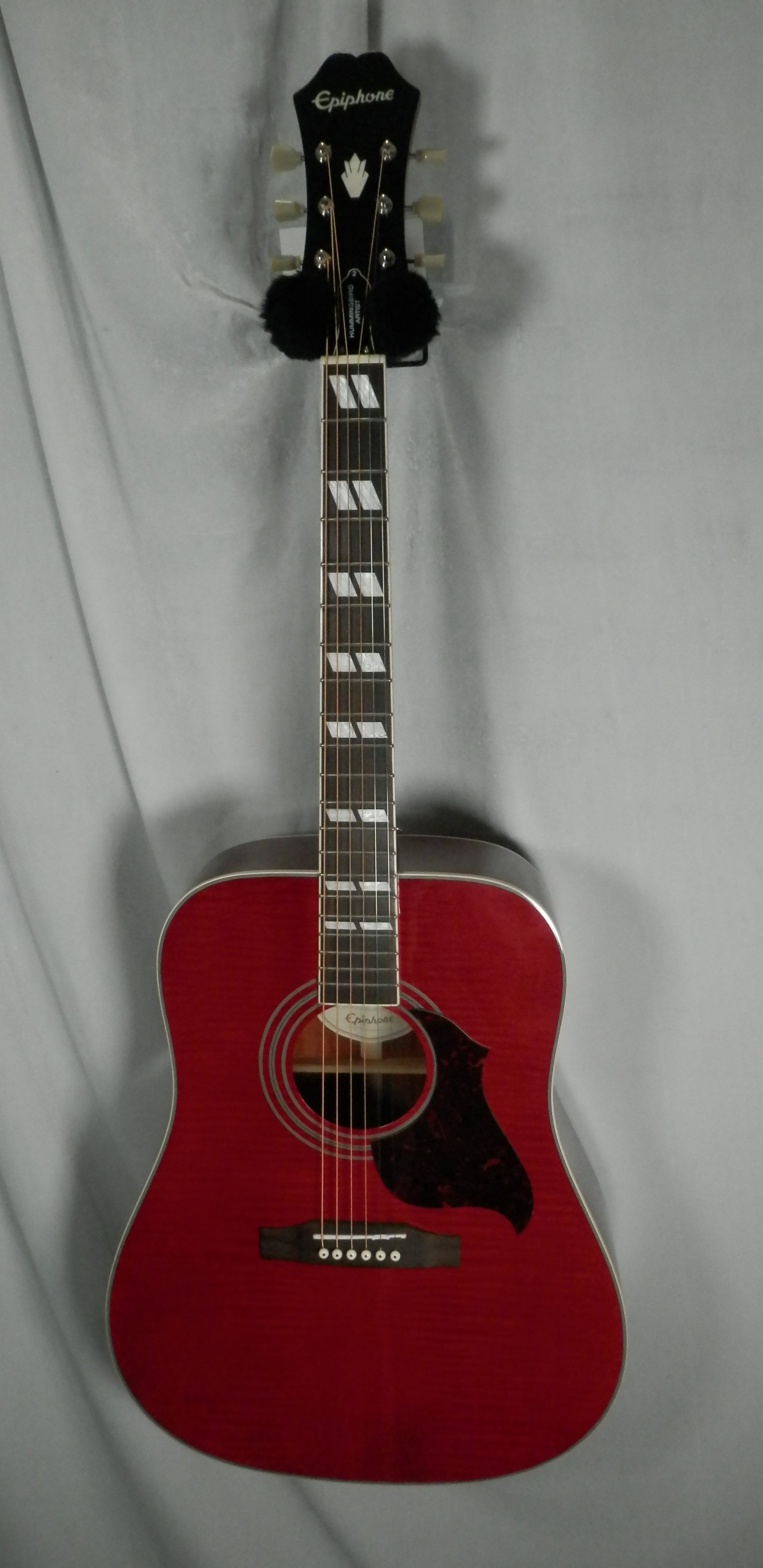 Epiphone Hummingbird Artist Dreadnought Acoustic Guitar used – Al Bien's  West Chester Music Store