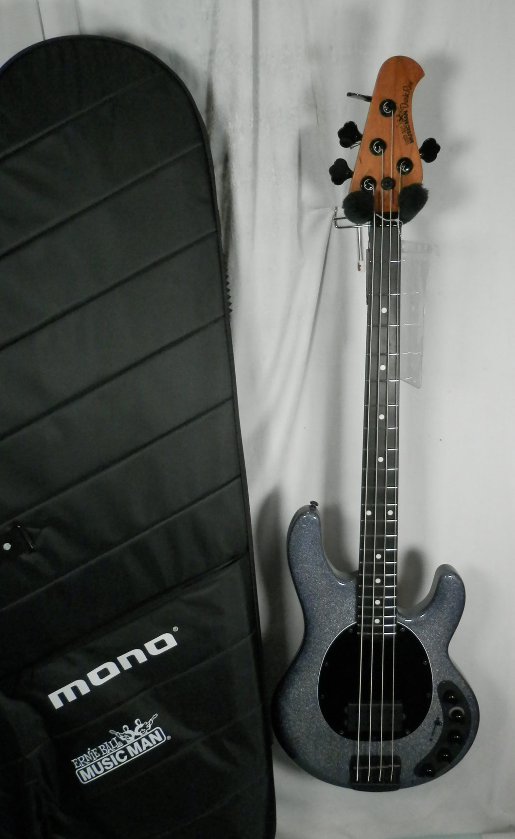 Ernie Ball Music Man Starry Night Dark Ray 4-string electric bass with case *Demo*