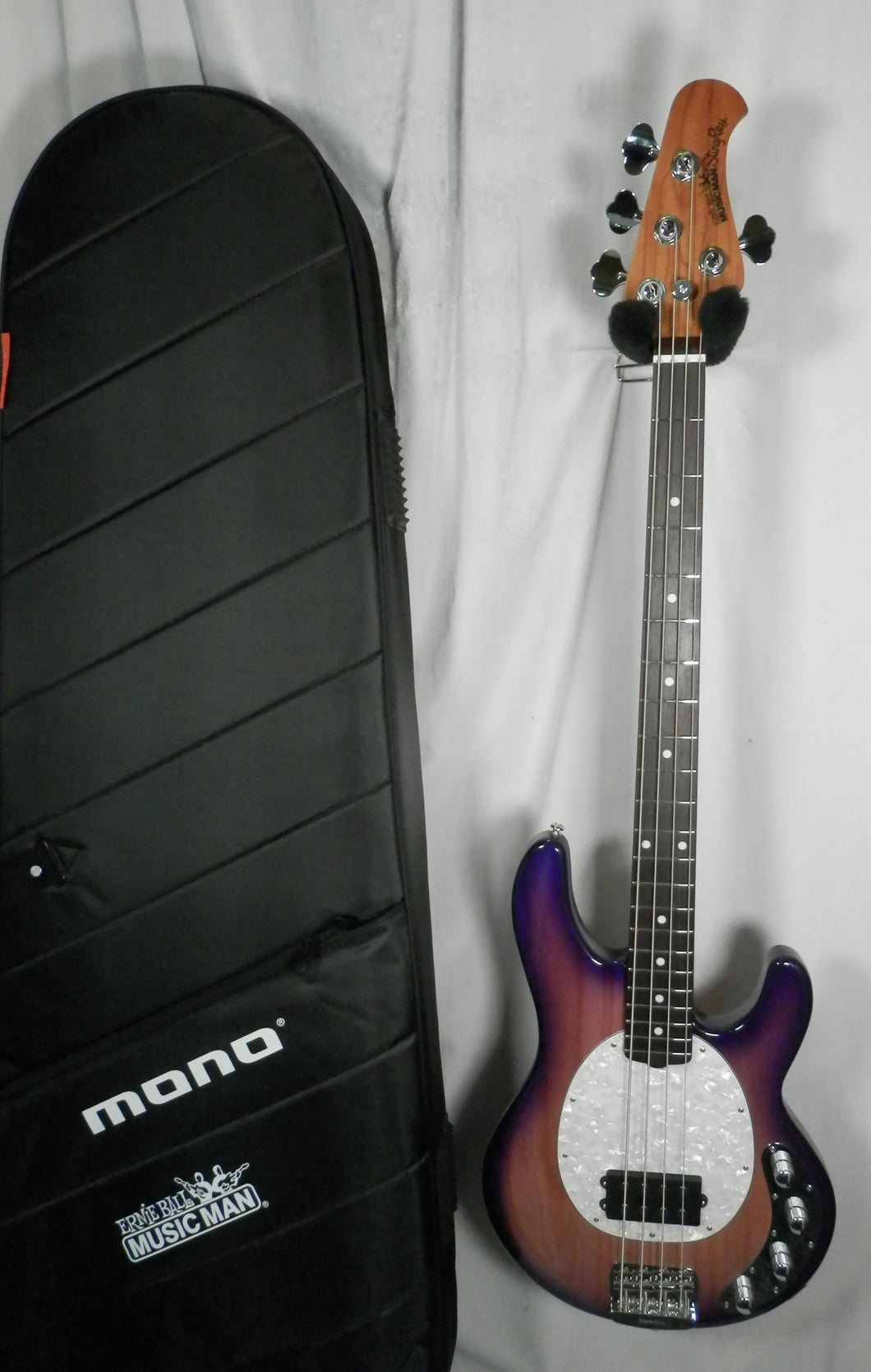 Ernie Ball Music Man StingRay Special 4H Purple Sunset 4-string electric bass with case NEW