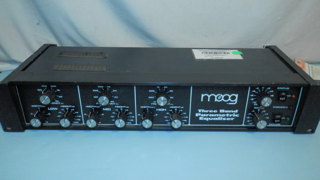 Moog MKPE 3 Band Parametric Equalizer Rack EQ used