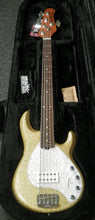 Load image into Gallery viewer, Ernie Ball Music Man StingRay Special H Genius Gold 5-string bass w/ case NEW Sting Ray 5
