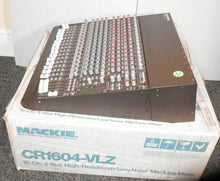 Load image into Gallery viewer, Mackie CR1604-VLZ 16-Channel 4-Bus High Headroom/Low Noise Mic/Line Mixer Board used Serviced for Sale
