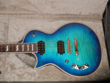 Load image into Gallery viewer, ESP LTD EC-1000T CTM Left-Handed Electric Guitar Violet Shadow with case used lefty
