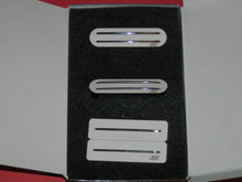Load image into Gallery viewer, Joe Barden Engineering (JBE Pickups) HSS (Two-Tone Humbucker) strat pickup set White HSS Set TT White
