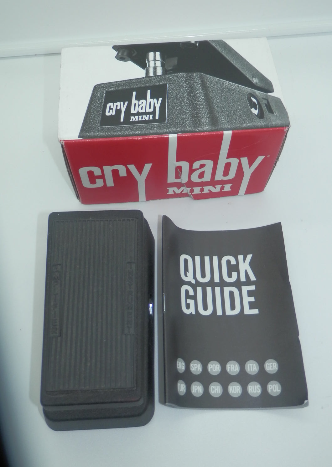 Dunlop CBM95 Cry Baby Mini Wah guitar effect pedal used