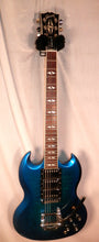 Load image into Gallery viewer, Gibson SG Deluxe Cobalt Blue Fade Bigsby Triple Humbucker with case 2013
