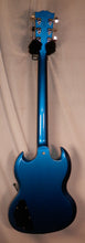 Load image into Gallery viewer, Gibson SG Deluxe Cobalt Blue Fade Bigsby Triple Humbucker with case 2013
