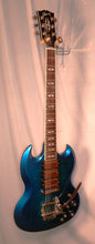 Load image into Gallery viewer, Gibson SG Deluxe Cobalt Blue Fade Bigsby Triple Humbucker with case 2013

