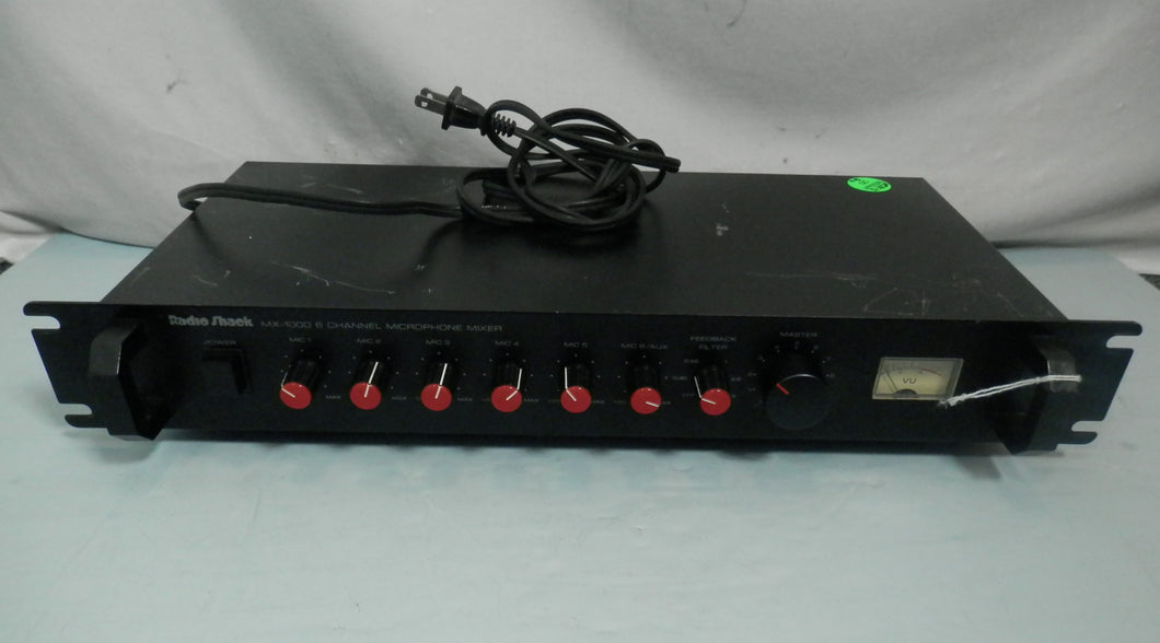 Radio Shack MX-1000 6-Channel Microphone Mixer used