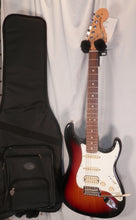 Load image into Gallery viewer, Fender American Performer Stratocaster HSS Rosewood Fingerboard 3TSB 3-tone Sunburst Double Tap Humbucker w/ gig bag used 2022
