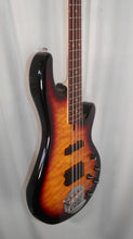 Load image into Gallery viewer, Lakland Skyline 44-02 S4402D Skyline Deluxe Spalted Maple Sunburst electric bass used
