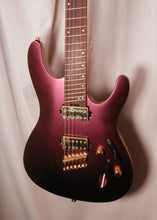 Load image into Gallery viewer, Ibanez SML-721 Axe Design Lab Rose Gold Chameleon Multi-Scale electric guitar used
