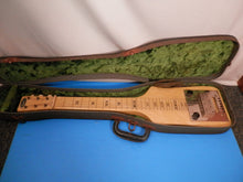 Load image into Gallery viewer, Supro Lap Steel electric guitar with chipboard case and slide vintage used
