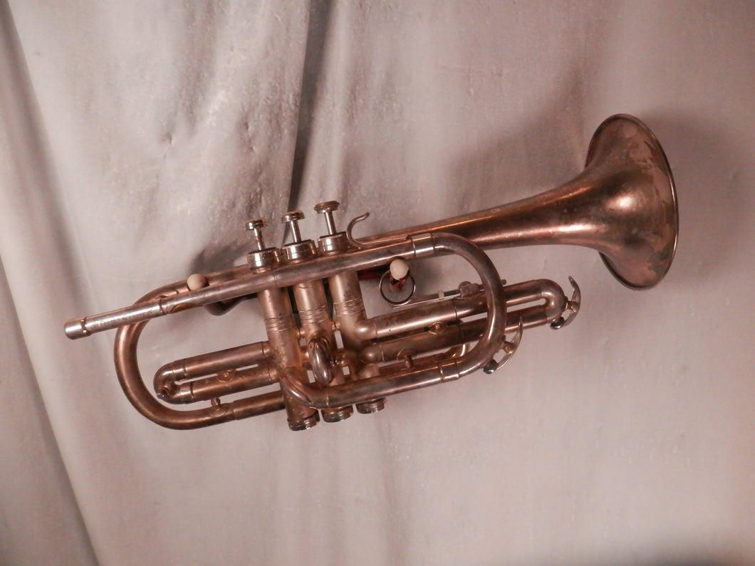 Conn Director Cornet silver vintage used coronet