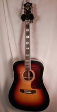 Load image into Gallery viewer, Guild USA D-55E ATB Antique Burst Dreadnought Acoustic Electric Guitar with case NEW
