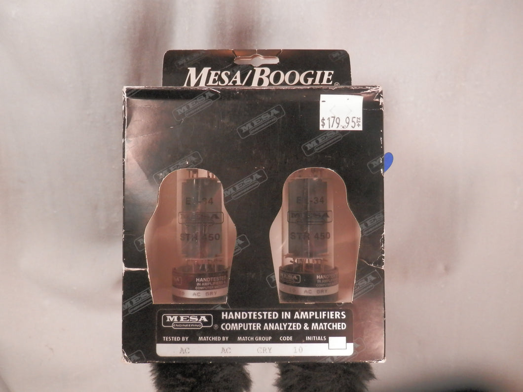 Mesa Boogie STR-450 Duet Matched Pair of EL34 Power Tubes German Made Siemens Tubes New Old Stock