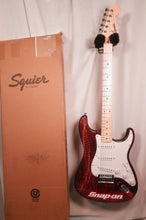 Load image into Gallery viewer, Squier by Fender Stratocaster Snap-On Tools Limited Edition Graphic Snap On electric guitar
