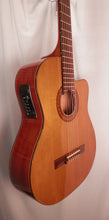 Load image into Gallery viewer, Ibanez GA6CE-14-02 Nylon Classical Cutaway Acoustic Electric Guitar used
