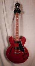 Load image into Gallery viewer, Epiphone ES-335 Pro Cherry semi-hollow electric guitar used
