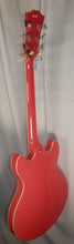 Load image into Gallery viewer, D&#39;Angelico Premier DC Fiesta Red Double Cutaway Semi-Hollow Stop-Bar Tailpiece w/ gig bag DAPDCFRCSCB
