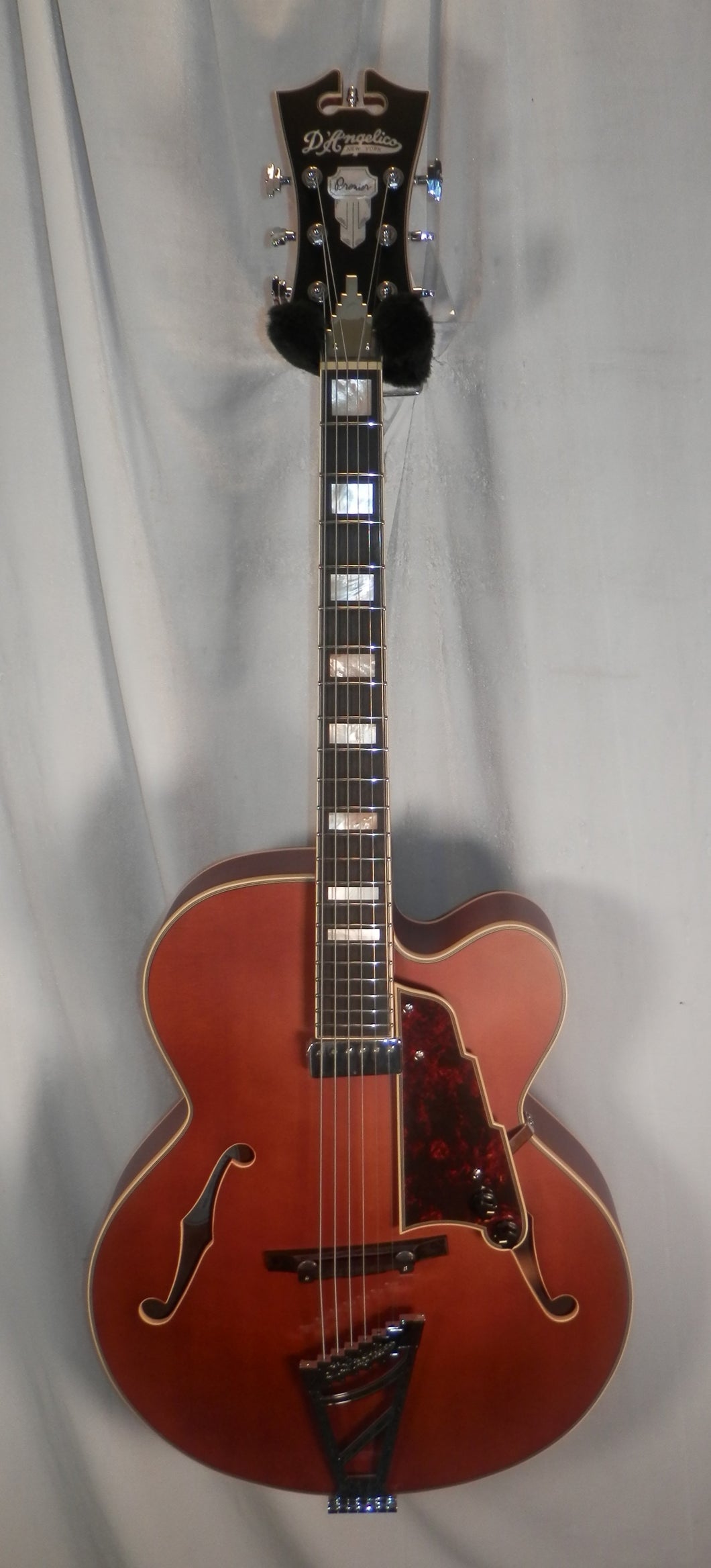 D'Angelico Premier EXL-1 Satin Walnut Hollowbody Archtop Electric with gig bag DAPEXL1SWLT