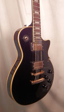 Load image into Gallery viewer, Samick Black Les Paul Type Single Cut Electric Guitar used 90s
