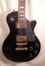 Load image into Gallery viewer, Samick Black Les Paul Type Single Cut Electric Guitar used 90s
