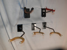 Load image into Gallery viewer, Unbranded Lot of 5 Various Violin Hangers for Slatboard Display used
