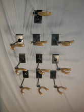 Load image into Gallery viewer, Unbranded Violin Hangers for Slatboard Display Lot of 10 Swivel Hooks used
