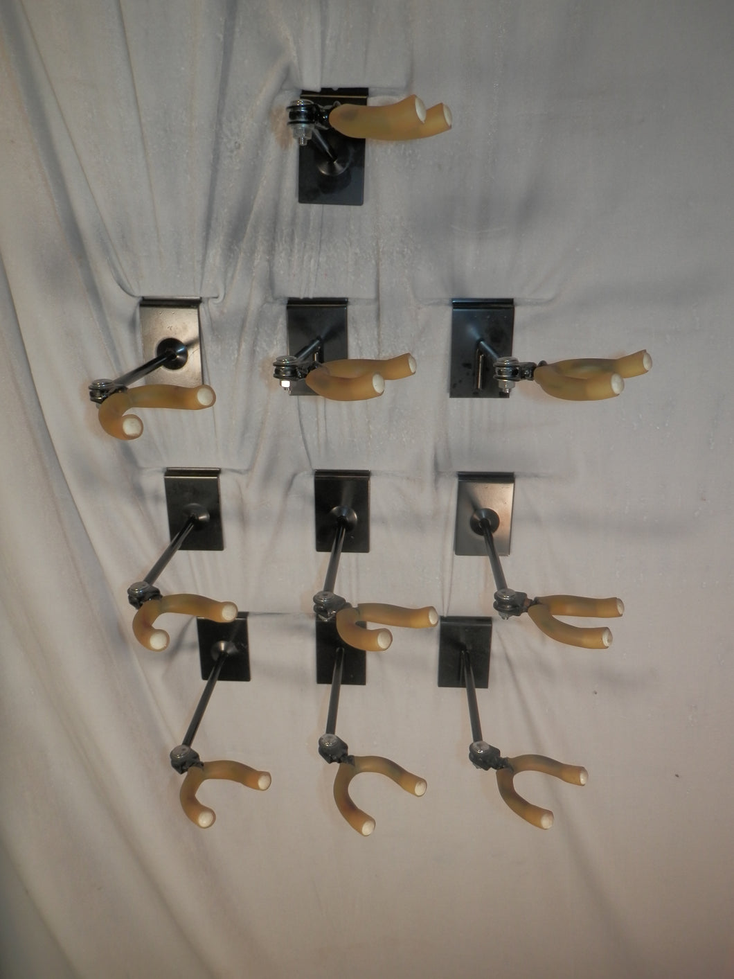 Unbranded Violin Hangers for Slatboard Display Lot of 10 Swivel Hooks used