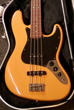 Load image into Gallery viewer, Fender 60th Anniversary American Jazz Bass Butterscotch Blonde Rosewood FB electric bass with case used 2006
