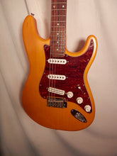 Load image into Gallery viewer, Squier by Fender Standard Series Stratocaster natural finish electric guitar used with upgraded Seymour Duncan bridge pickup
