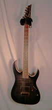 Load image into Gallery viewer, Ibanez RGA42FM Flame Maple Transparent Black / Charcoal electric guitar used
