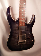 Load image into Gallery viewer, Ibanez RGA42FM Flame Maple Transparent Black / Charcoal electric guitar used
