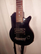 Load image into Gallery viewer, Epiphone Les Paul Pee Wee Ebony mini electric guitar used
