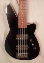 Load image into Gallery viewer, Reverend Mercalli 5 Midnight Black 5-string electric bass with case used
