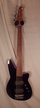 Load image into Gallery viewer, Reverend Mercalli 5 Midnight Black 5-string electric bass with case used
