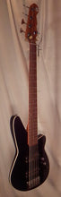 Load image into Gallery viewer, Reverend Mercalli 5 Midnight Black 5-string electric bass with case used
