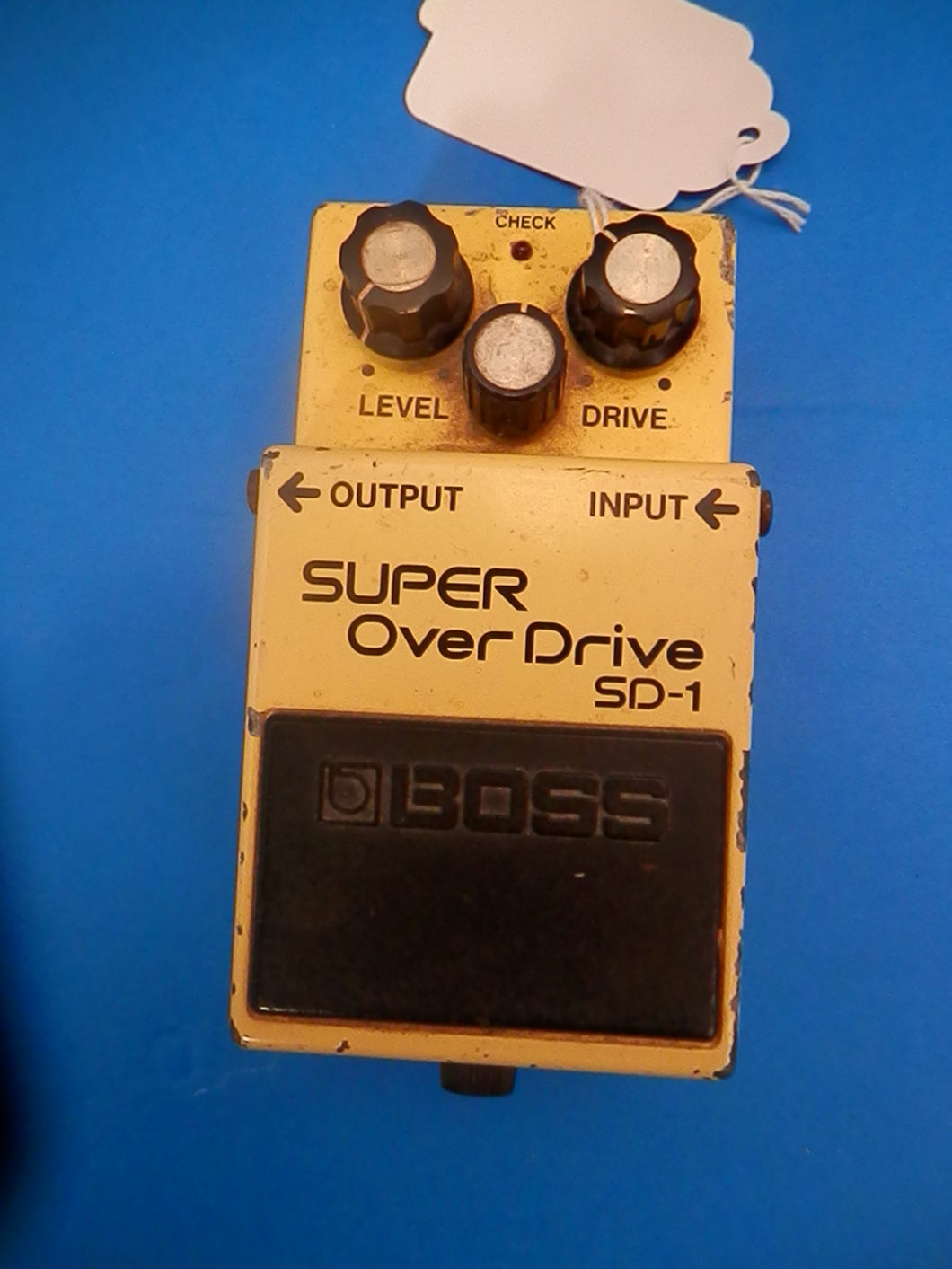 Boss SD-1 Super Overdrive guitar effect pedal Black Label Made in Japan vintage