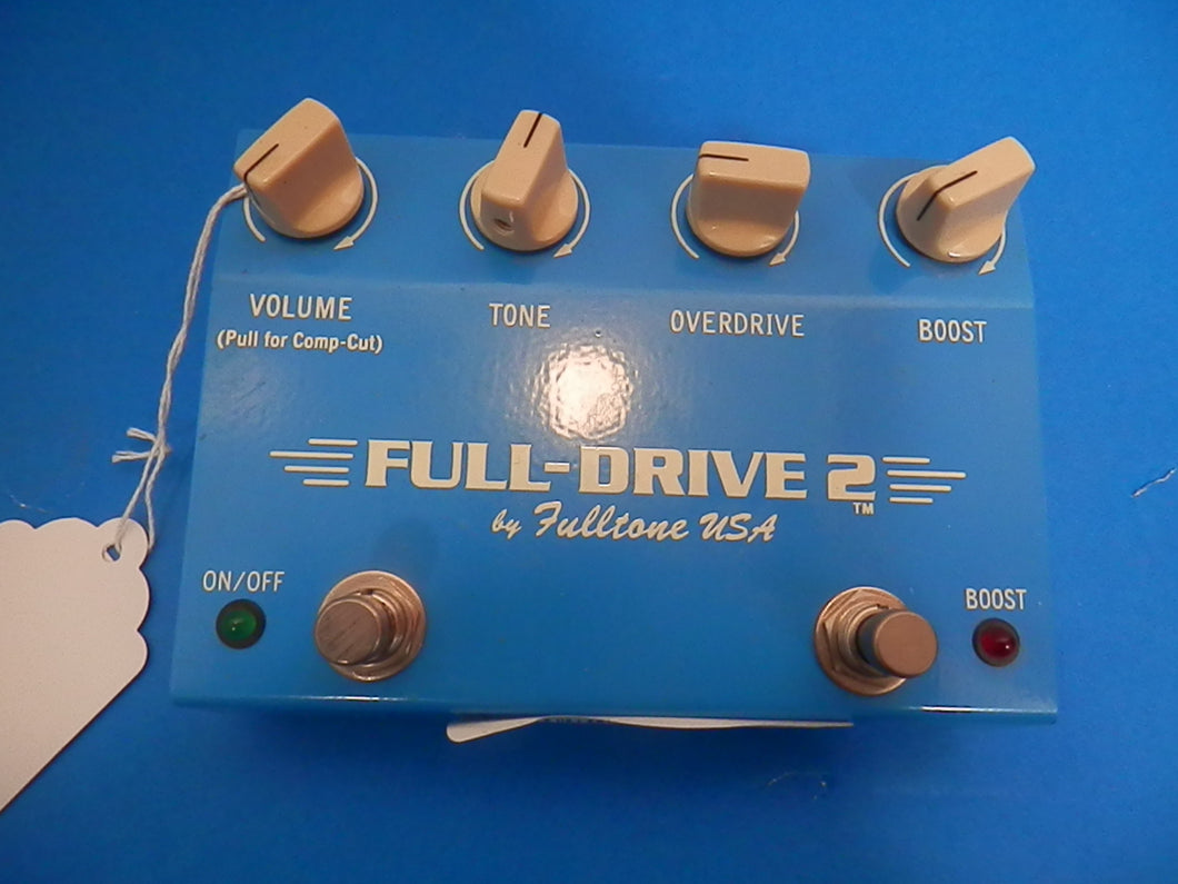 Fulltone Full Drive 2 overdrive guitar effect pedal used