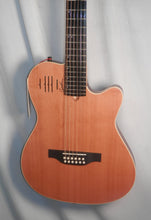 Load image into Gallery viewer, Godin 025343 A12 Natural SG Solid Cedar 12 string steel string guitar with gig bag
