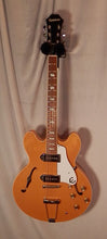 Load image into Gallery viewer, Epiphone Elitist Casino &#39;65 NaturalThinline Hollow Body Electric Guitar with case 2008 used
