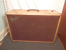 Load image into Gallery viewer, Fender Brownface Bassman Amp Guitar Tube Head and Cabinet vintage used
