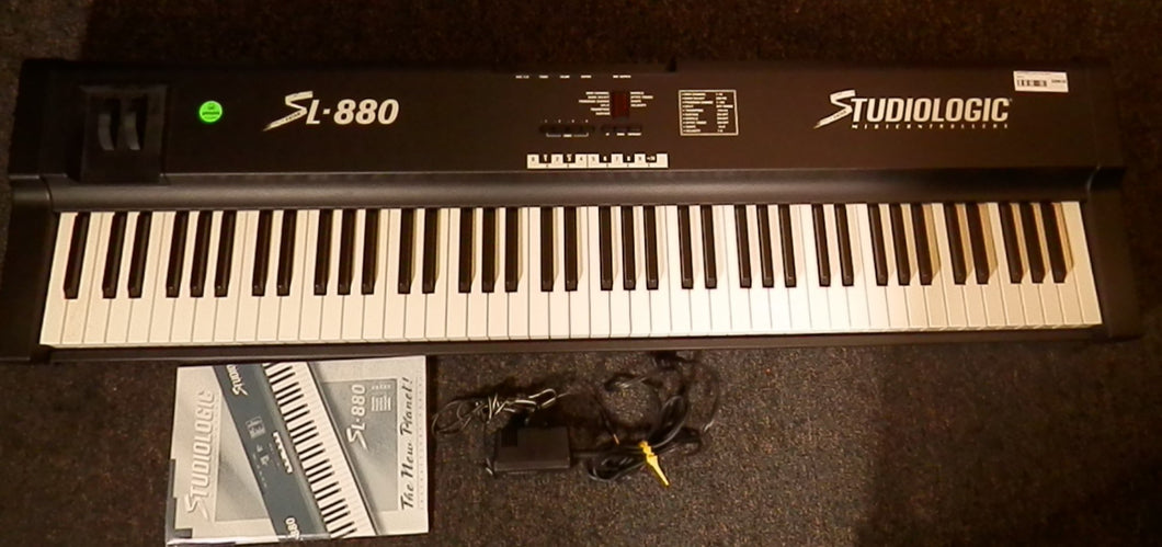 Fatar StudioLogic SL880 88-key MIDI Controller Keyboard Piano used with manual and power supply *LOCAL PICKUP*