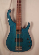 Load image into Gallery viewer, Modulus Quantum 4 Graphite Neck Aqua Burst 4-string electric bass with case 2008
