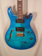 Load image into Gallery viewer, PRS Paul Reed Smith SE Custom 24 Piezo Lake Blue Semi-Hollow Electric Guitar with hardshell case
